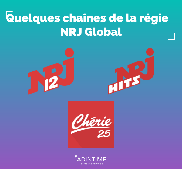 Chaînes de la régie NRJ Global